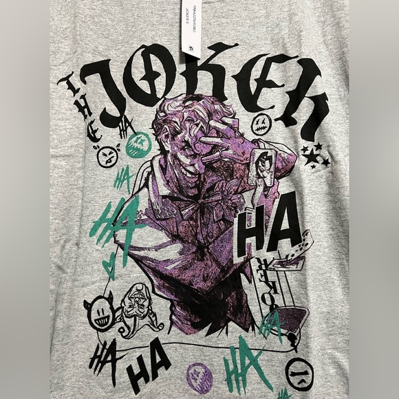 Batman The Joker, DC Comic, Men's Graphic Short Sleeve T-Shirt, Size S, NWT - Picture 2 of 7